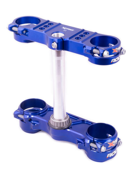 X-Trig Rocs Triple Clamp Kit – 22Mm Offset Blue TC/FC 2014-2021