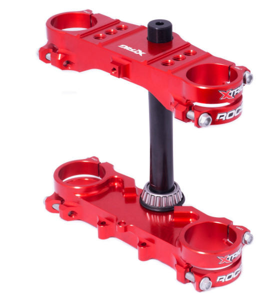 X-Trig Triple Clamp Kit – 28 Mm Off Set Red