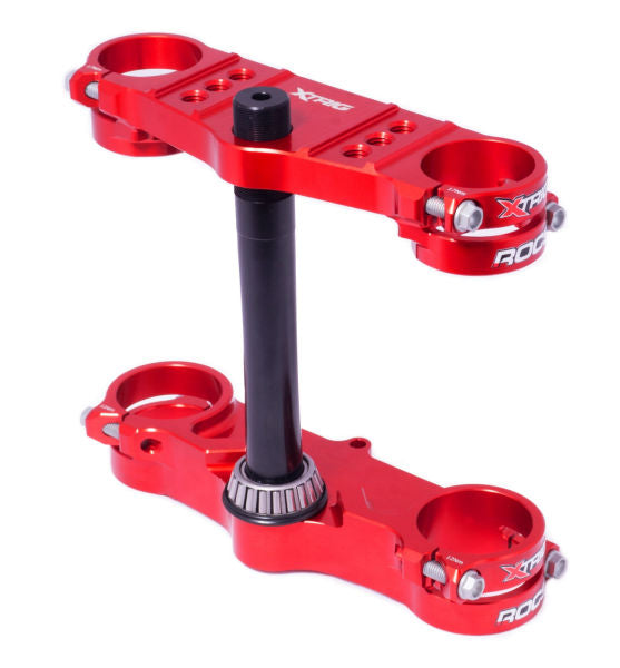 X-Trig Triple Clamp Kit – 28 Mm Off Set Red