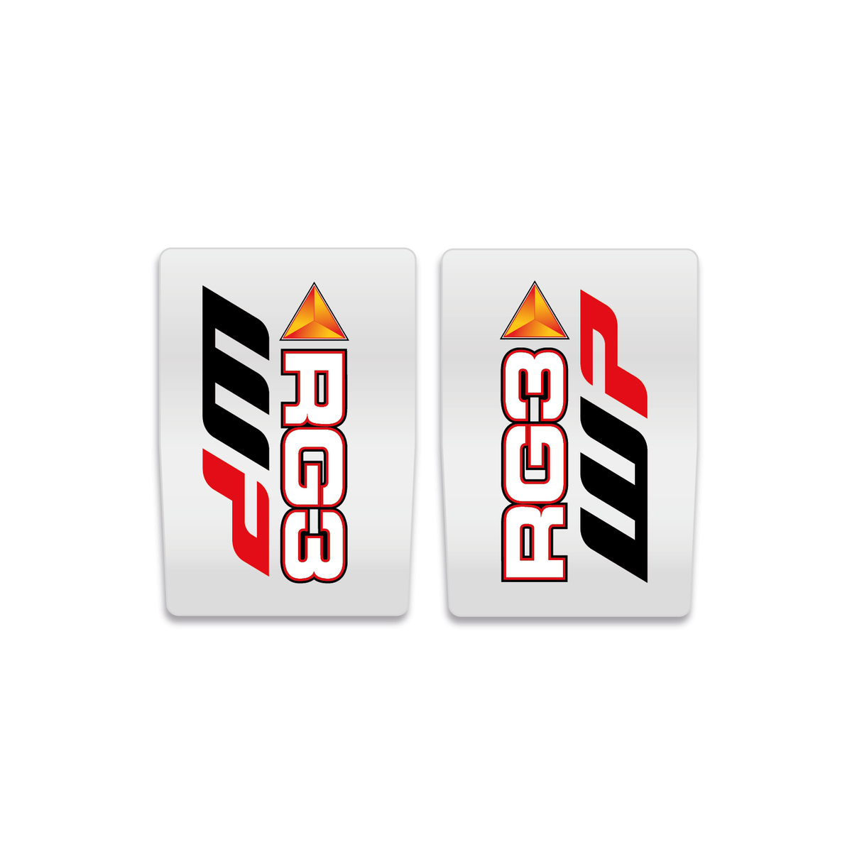 RG3 WP Fork Sticker Kit Transparent