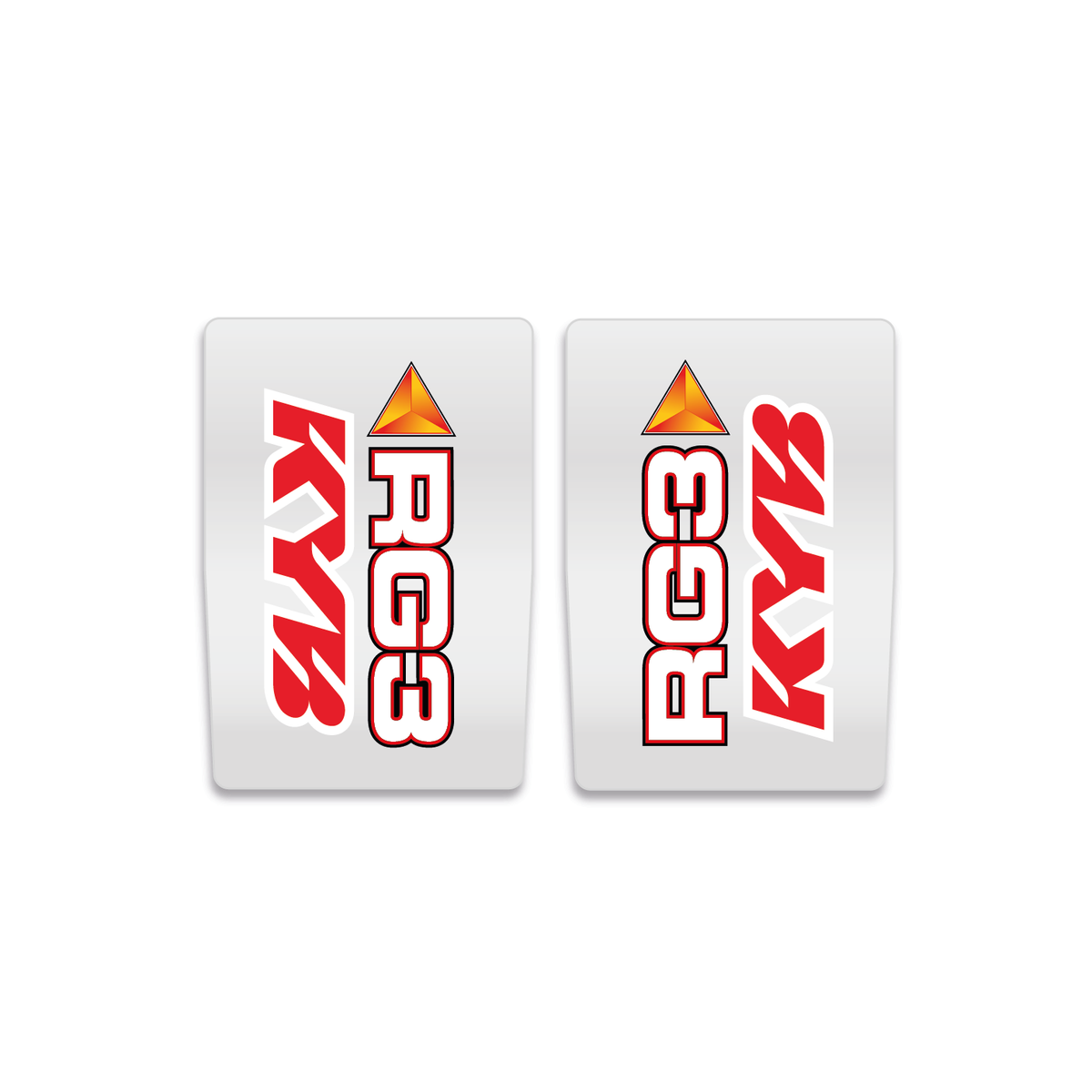 RG3 KYB Fork Sticker Kit Transparent