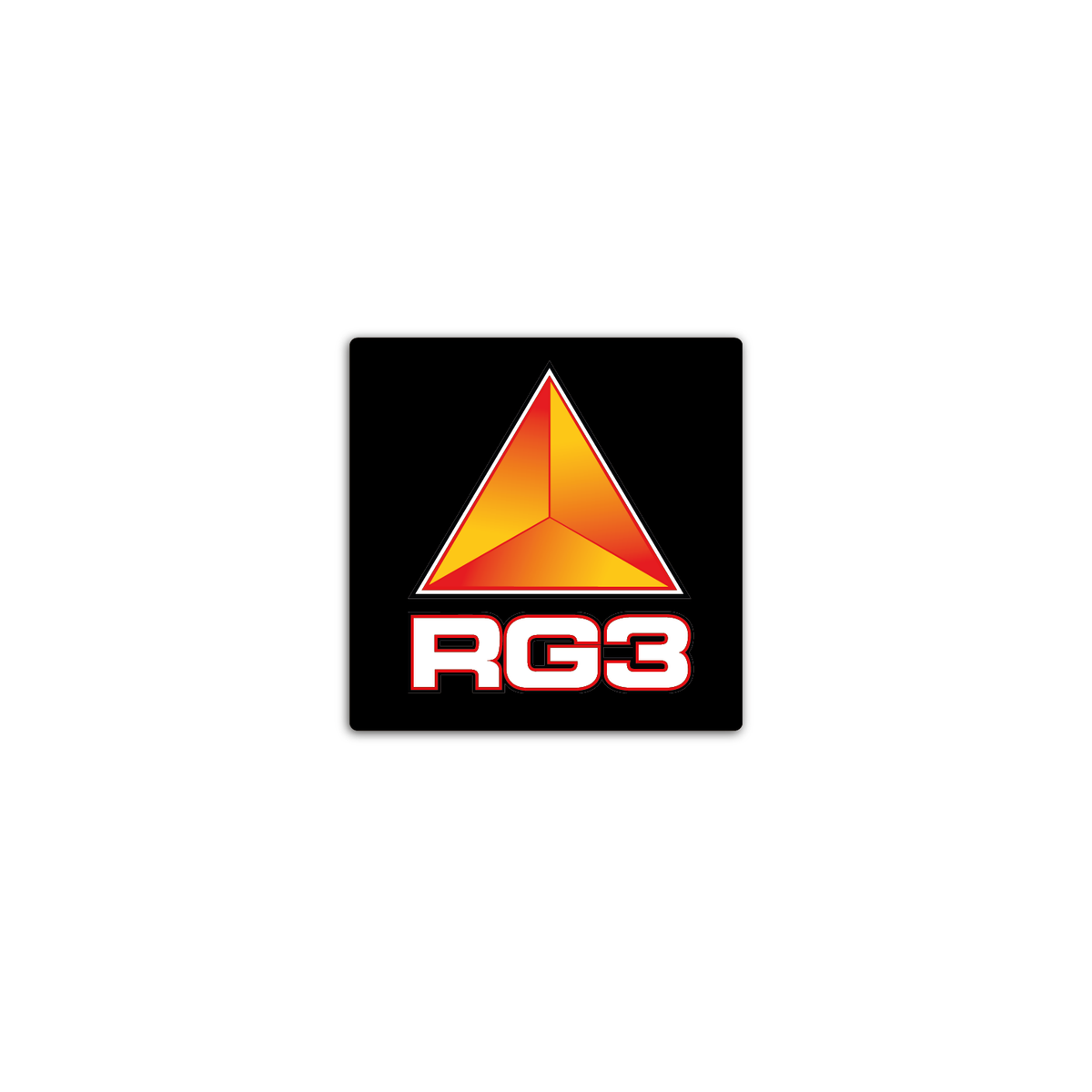 RG3 Stötdämpardekal Svart