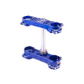 Xtrig rocs triple clamp blue 22mm wide